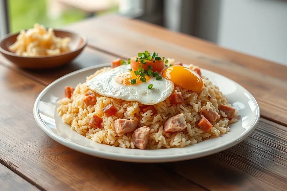 Homemade Three-Delight Fried Rice