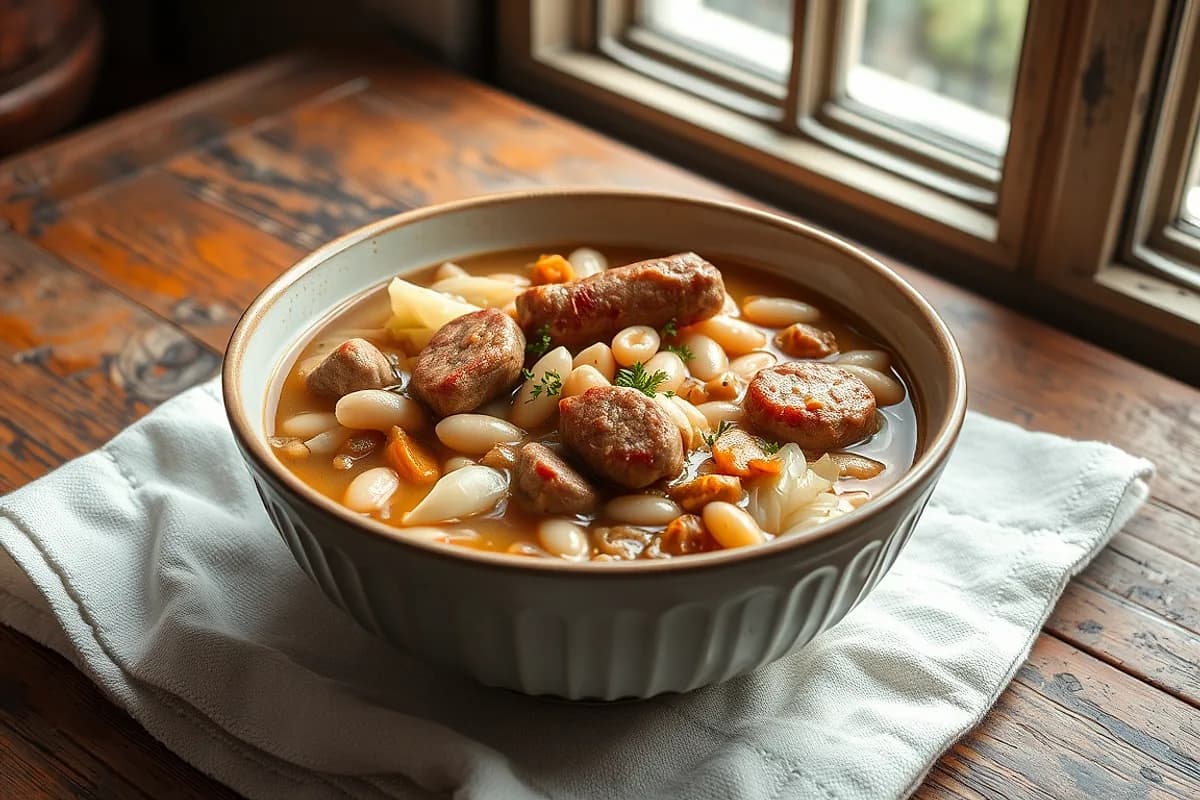 Berza Jerezana (Jerez Chickpea and Cabbage Stew)