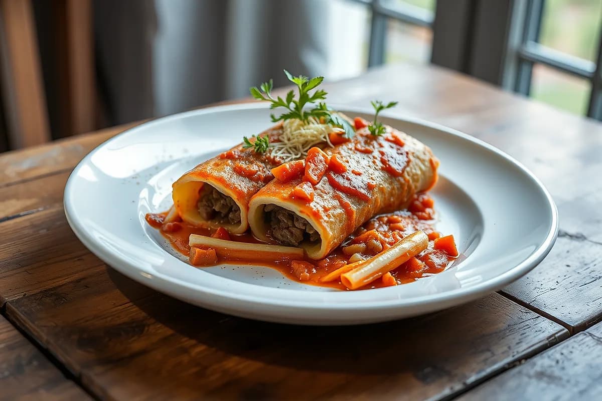 Catalan-Style Meat Cannelloni