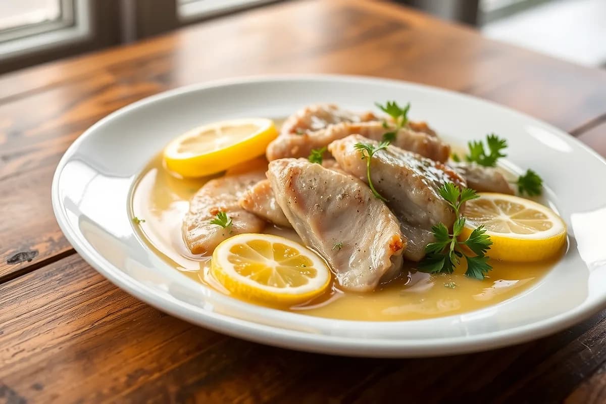 Veal Scallopini with Lemon