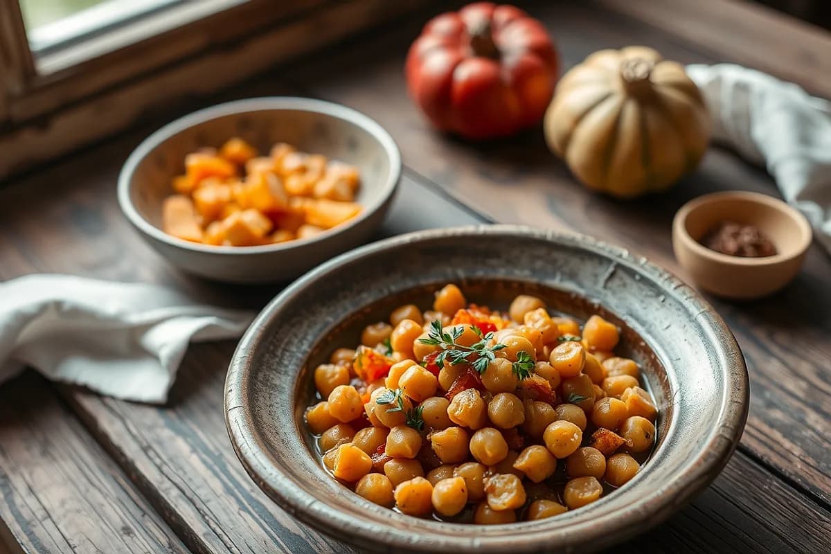 Chickpeas with Squash and Paprika