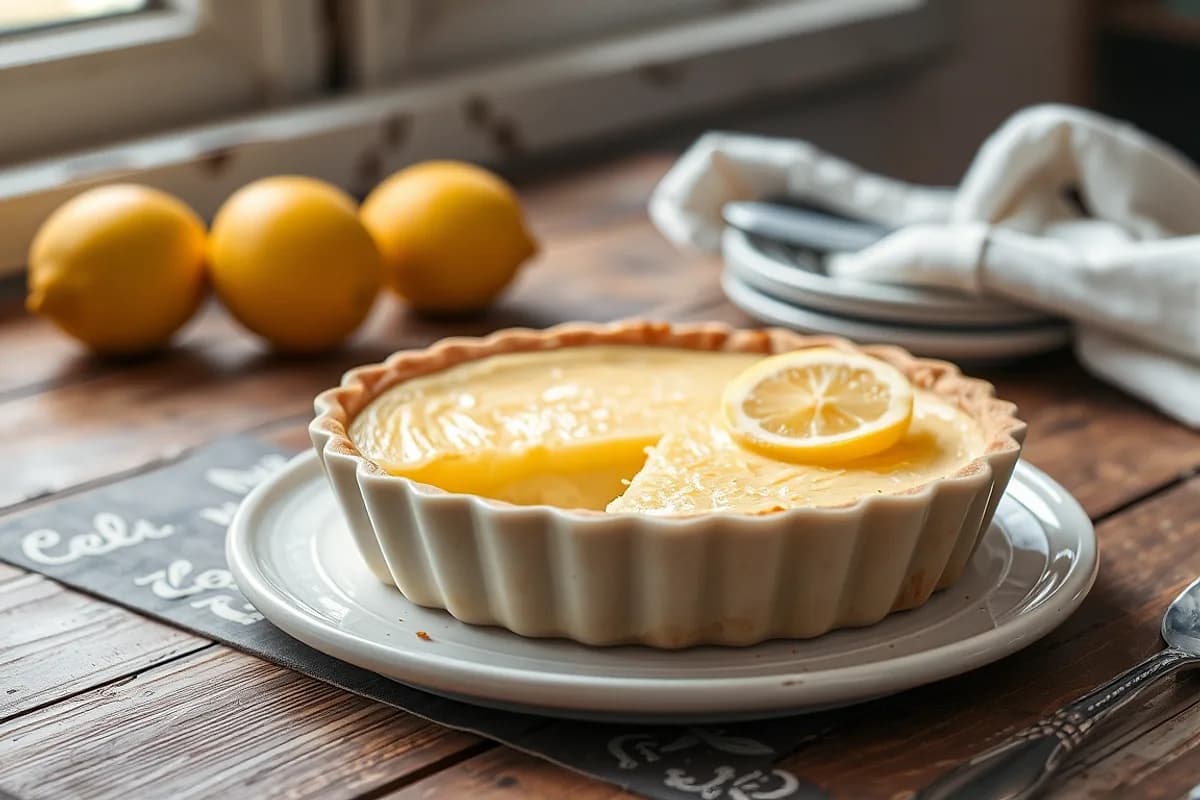 Gluten-Free Creamy Lemon Tart