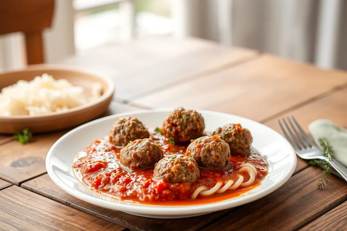 Meatballs in Tomato Sauce