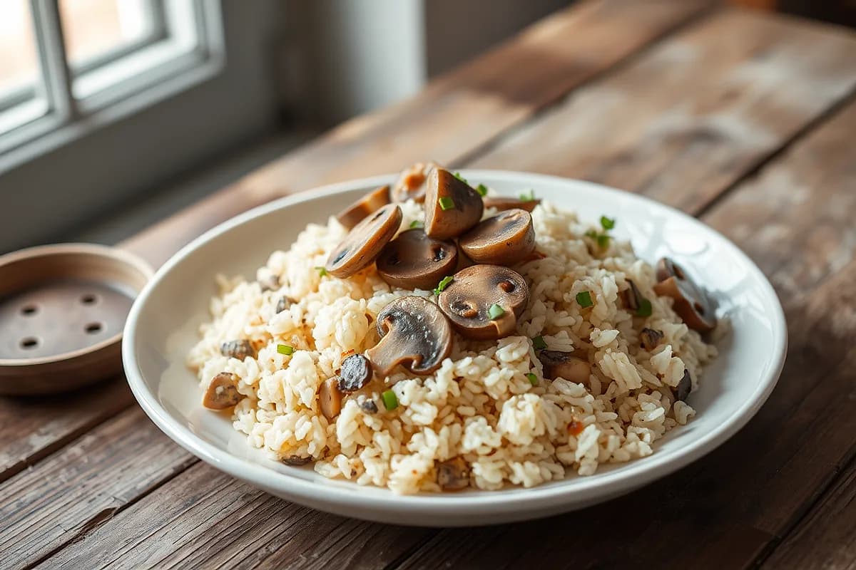 Creamy Mushroom Rice
