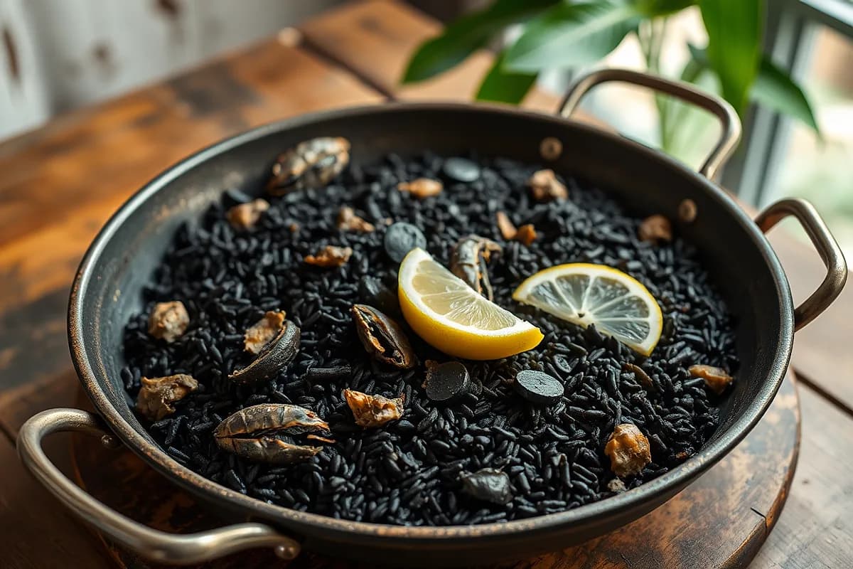 Black Rice with Cuttlefish