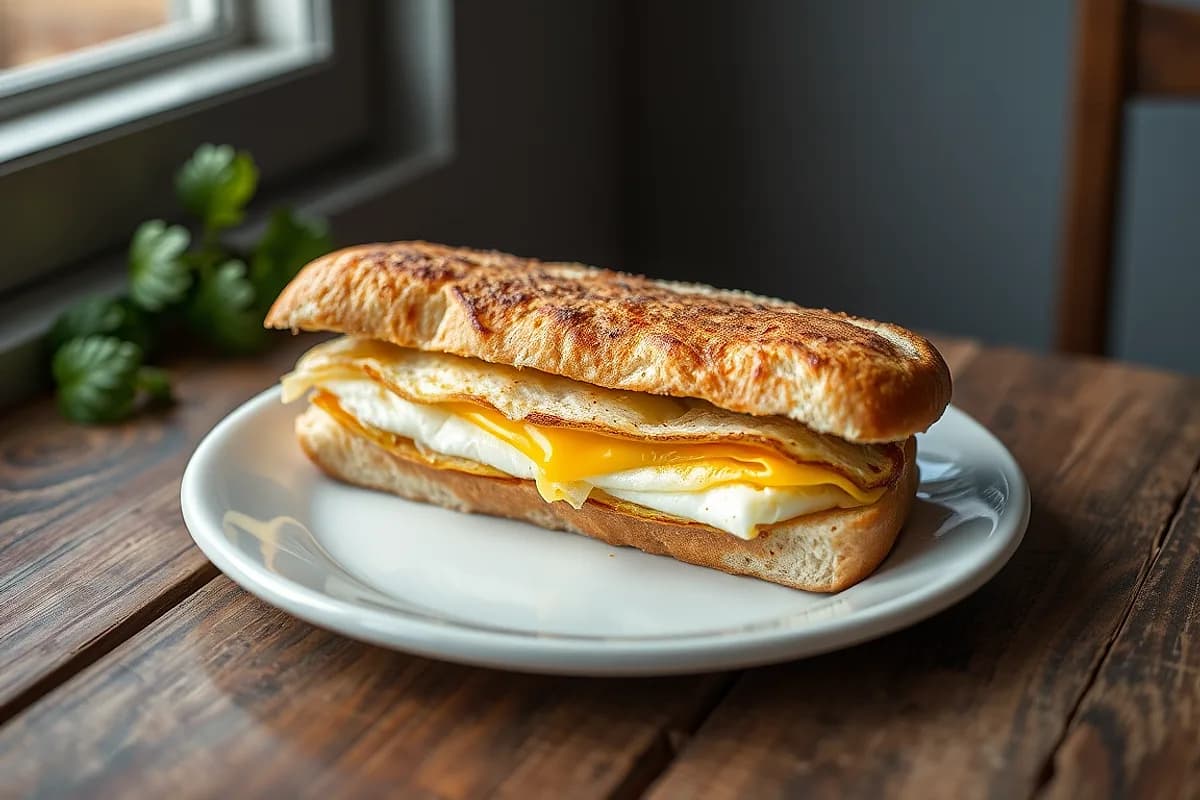 French Omelette Sandwich