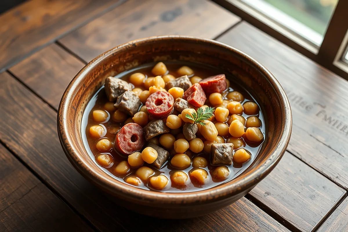 Tripe with Chickpeas (Callos con Garbanzos)