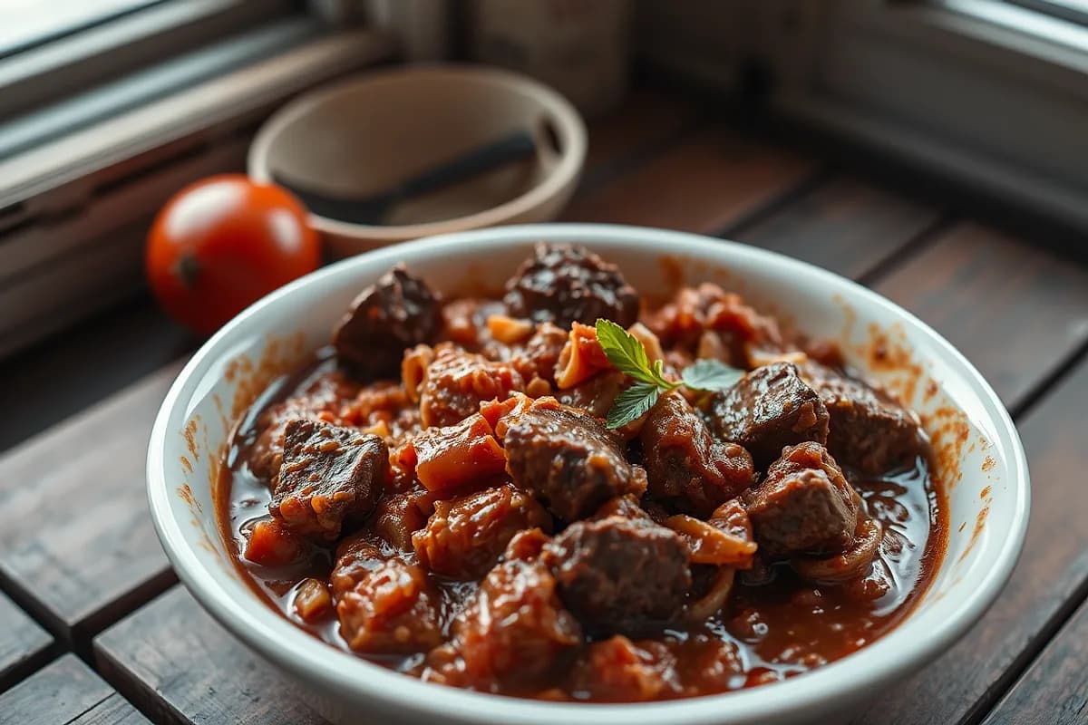 Beef in Tomato Sauce
