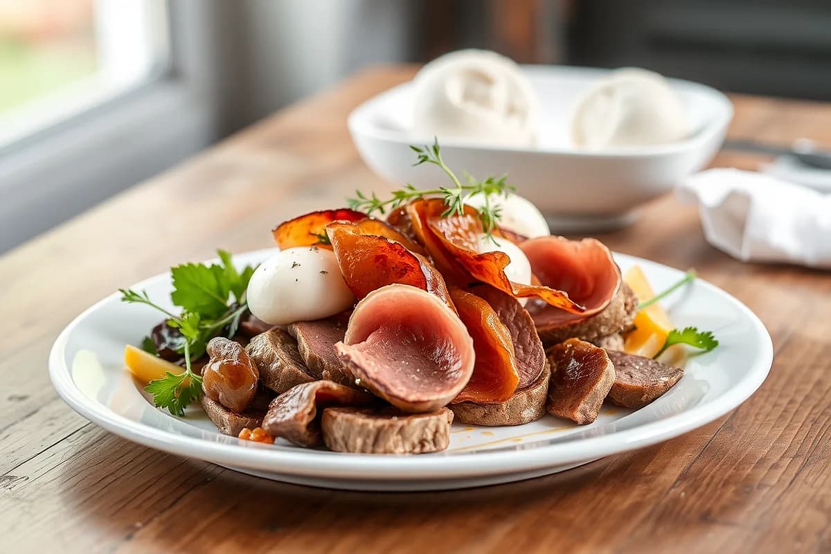 Chivito al Plato (Uruguayan steak platter)