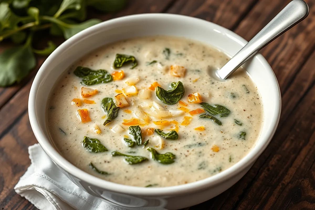 Cream of Spinach Soup