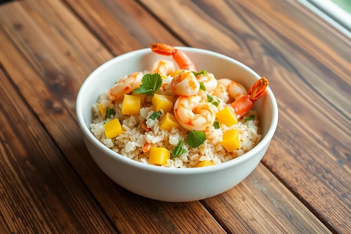 Rice Salad with Shrimp