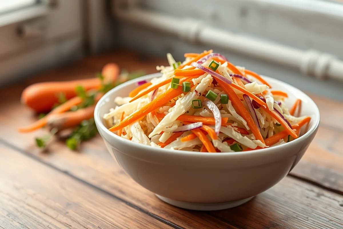 Cabbage and Carrot Slaw