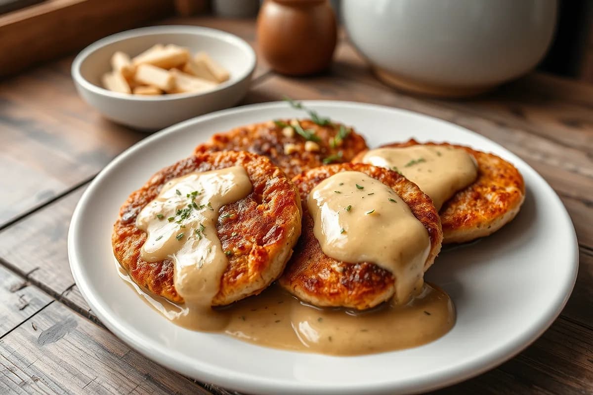 Turkey Cutlets in Mustard Sauce