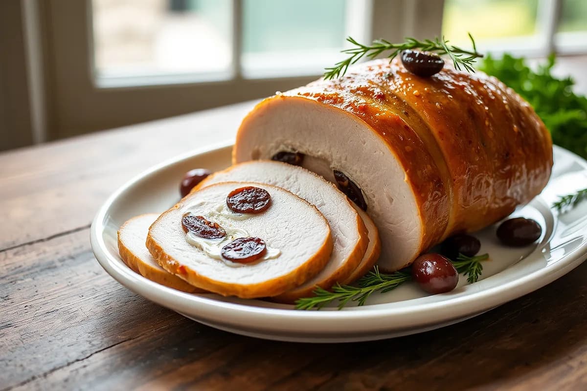 Stuffed Roast Turkey Loin