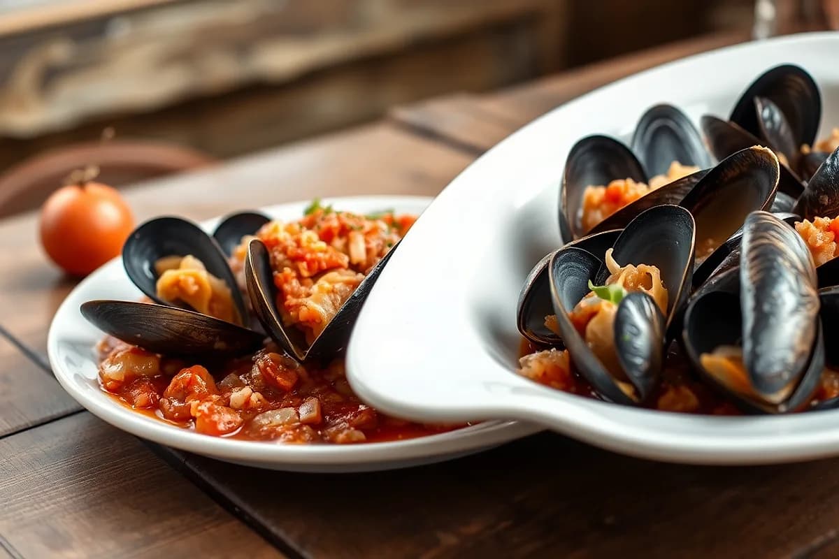 Mejillones a la marinera