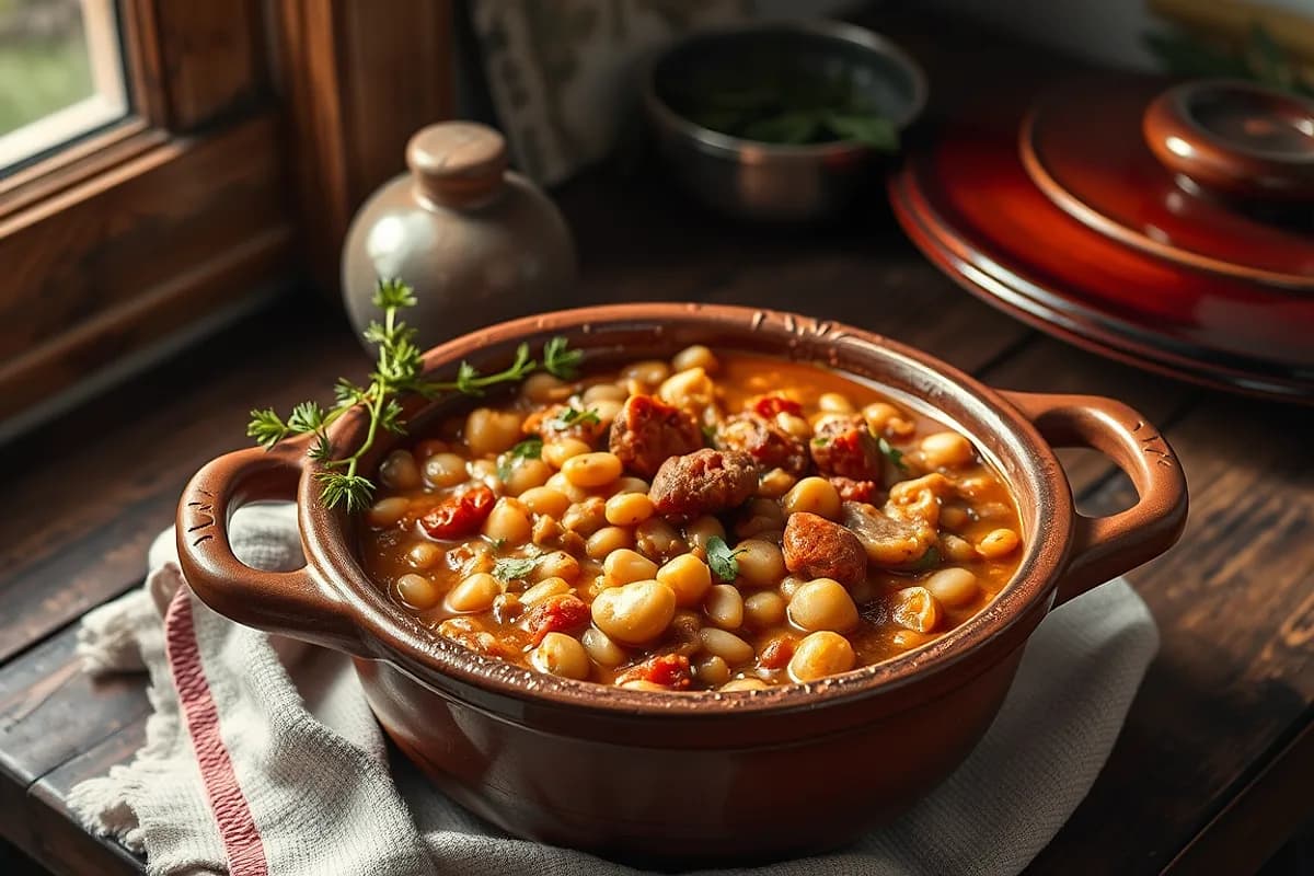 Michirones (Murcian Dried Fava Bean Stew)