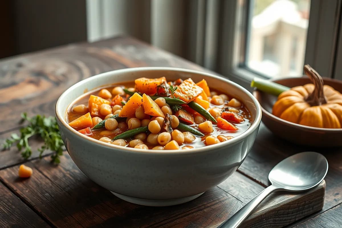 Olla Gitana (Murcian Bean and Squash Stew)