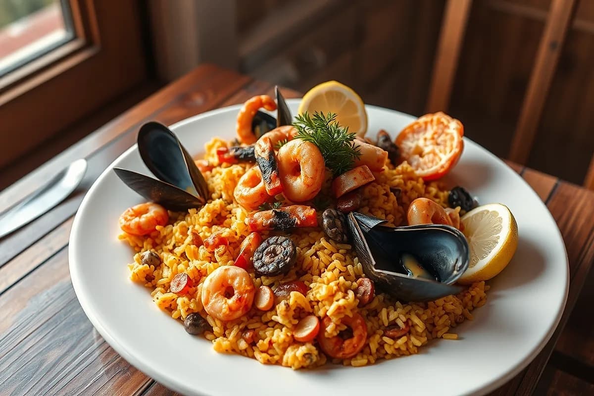 Seafood Paella