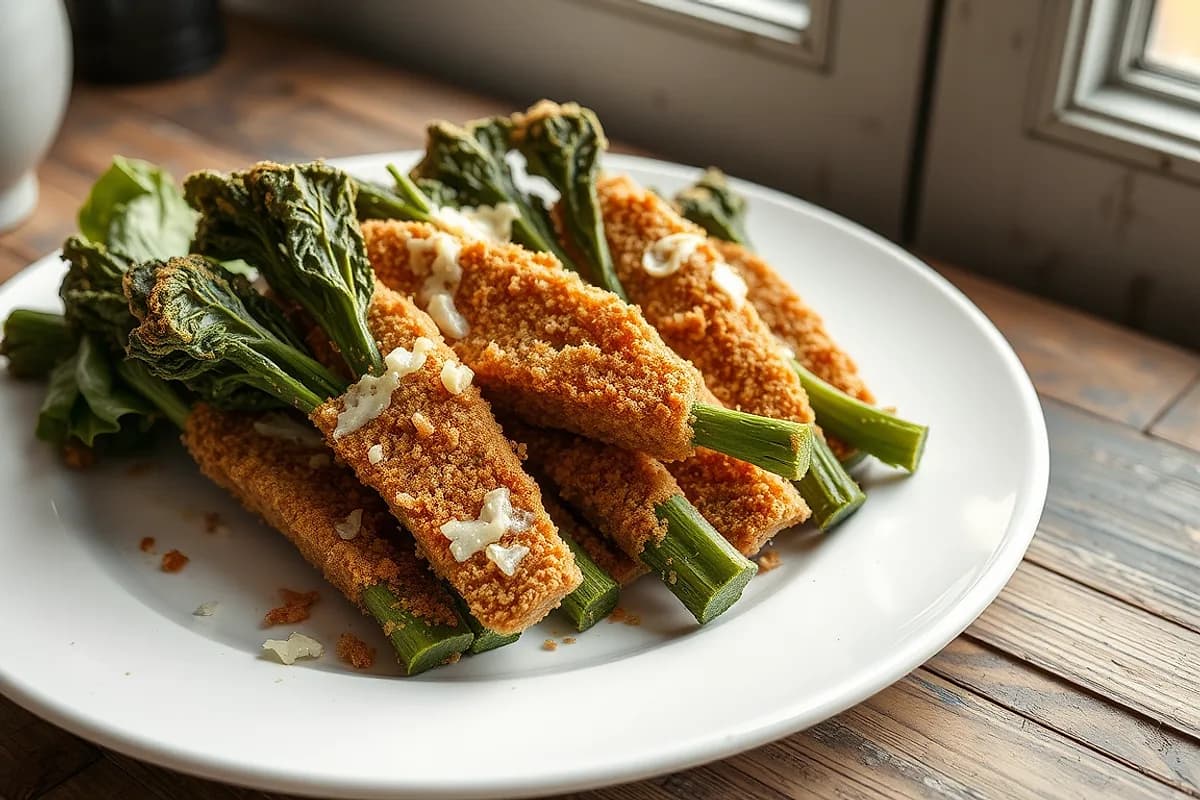 Cheese-Stuffed Swiss Chard Stalks