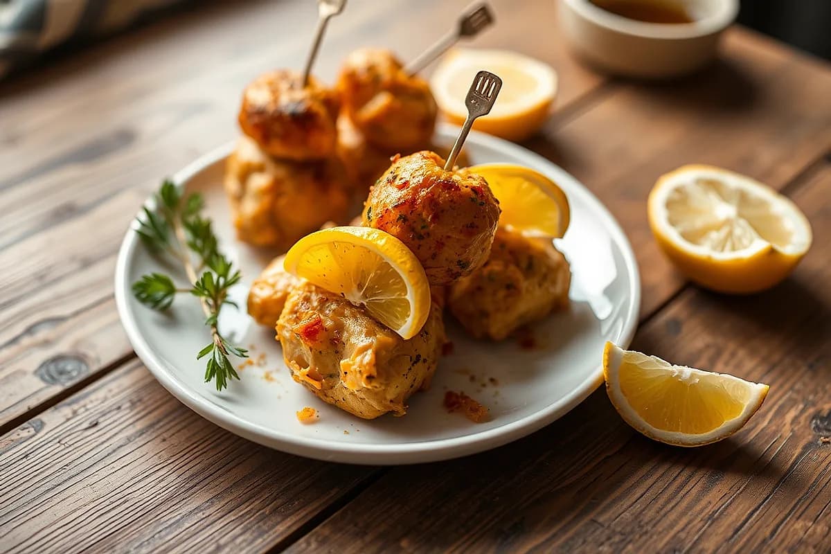 Pinchos morunos de pollo