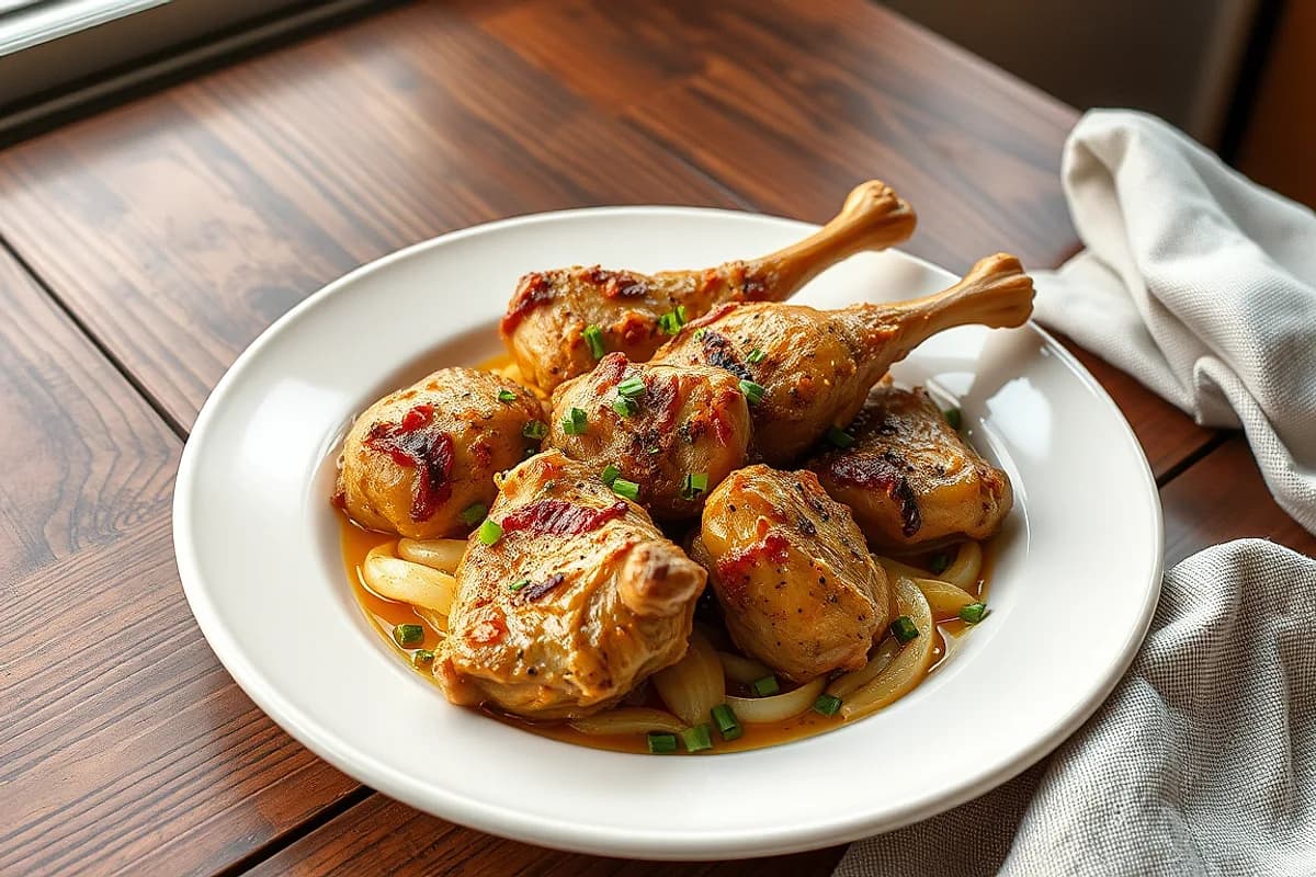 Pollo al ajillo