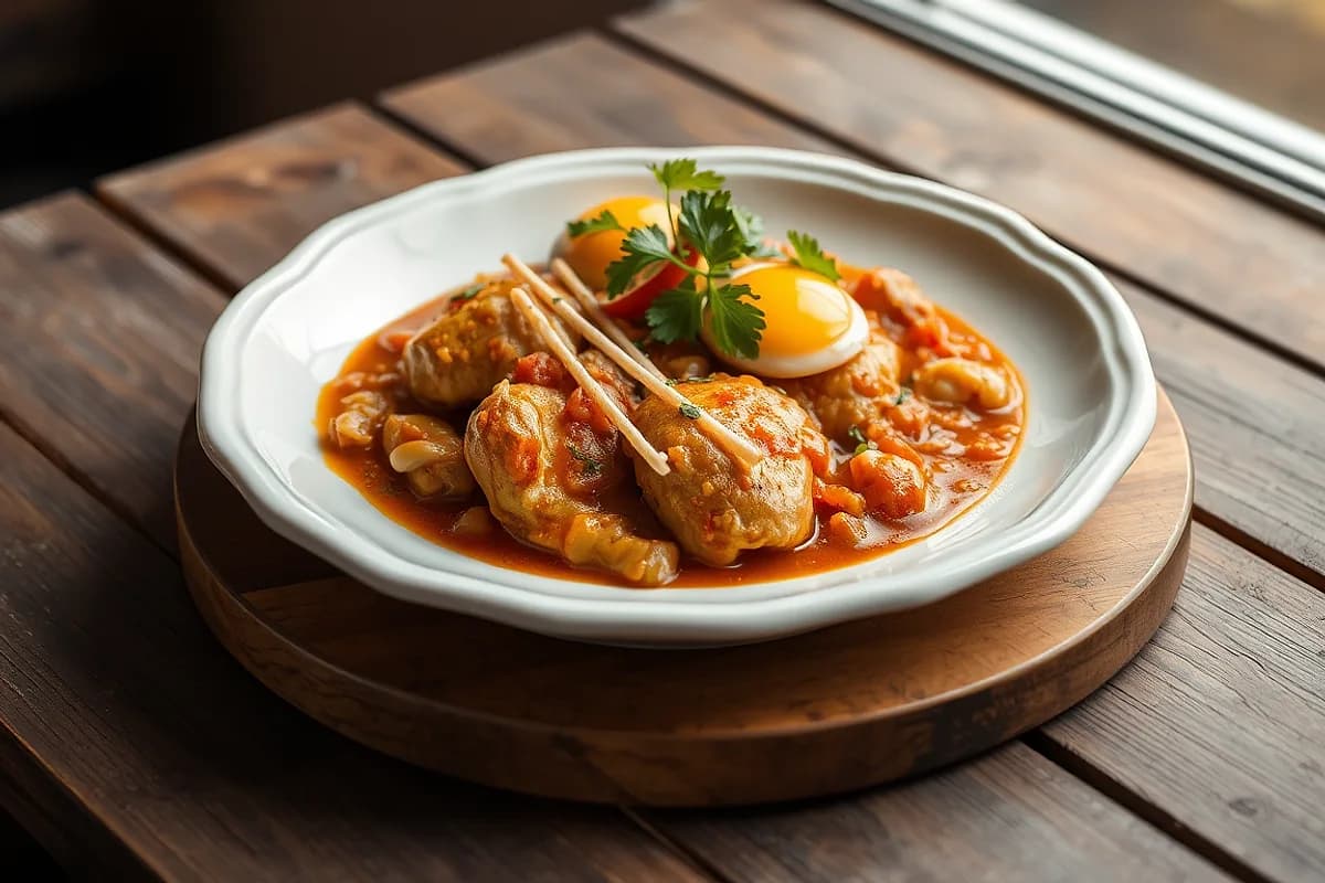 Chicken in Pepitoria Sauce