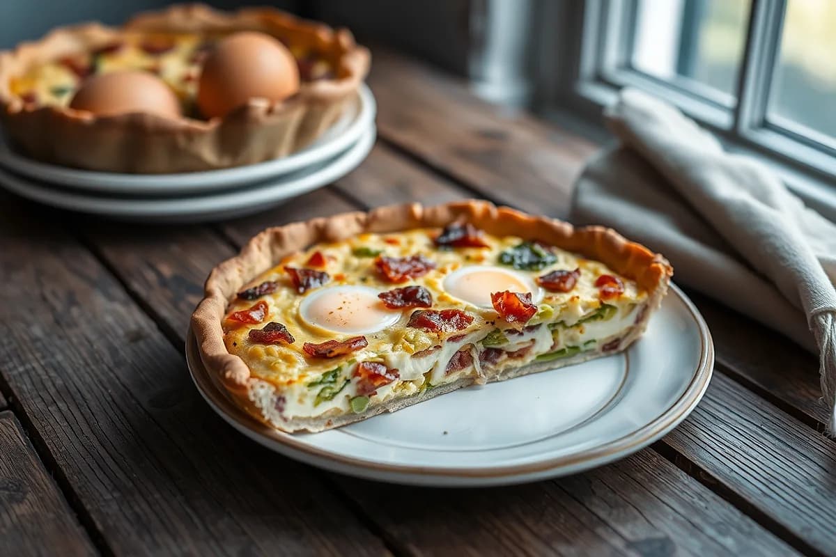 Leek and Bacon Quiche