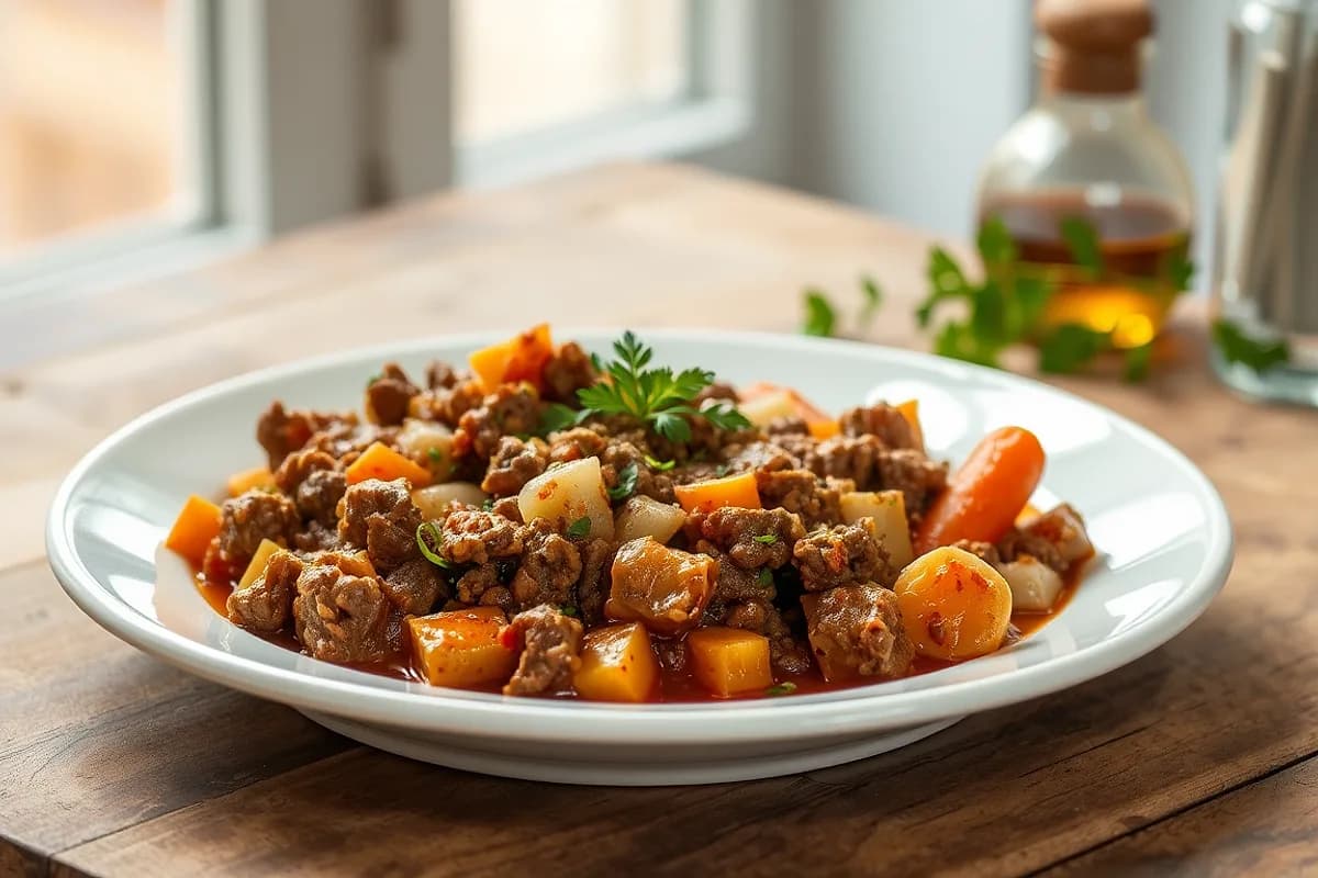 Beef Ragù with Vegetables