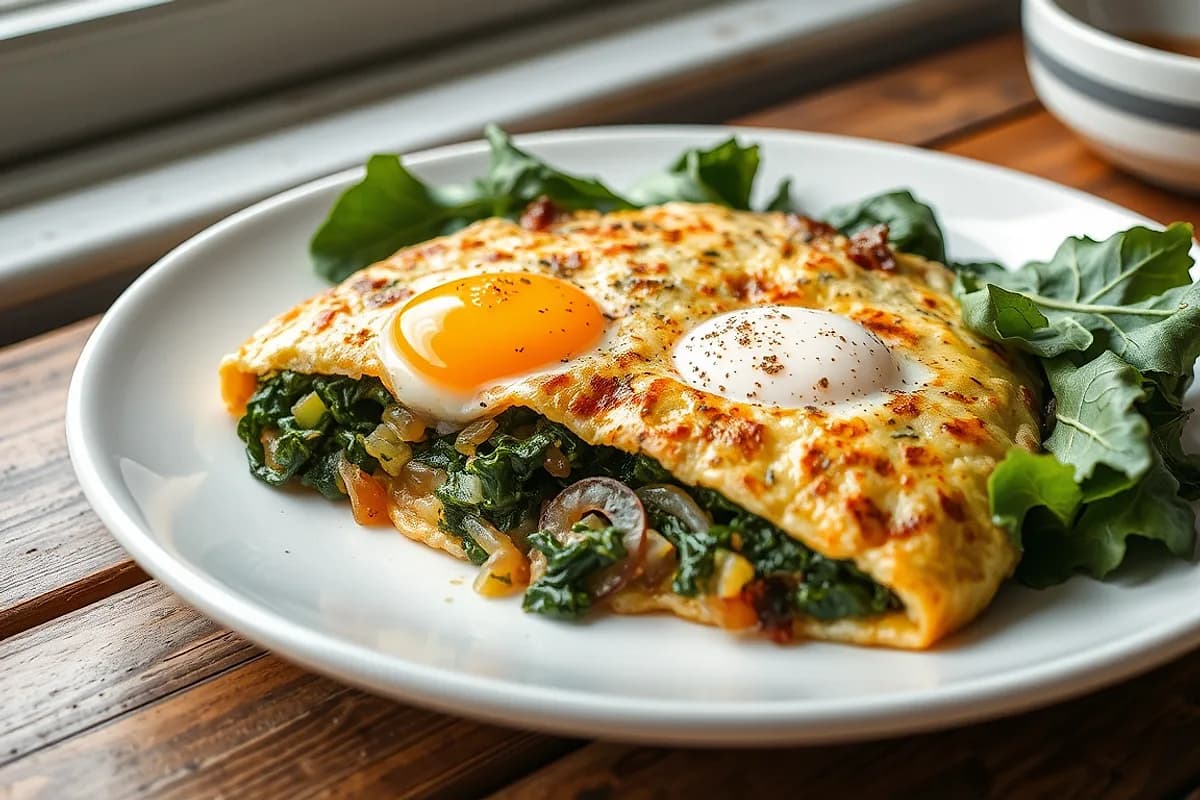 Swiss Chard Omelet