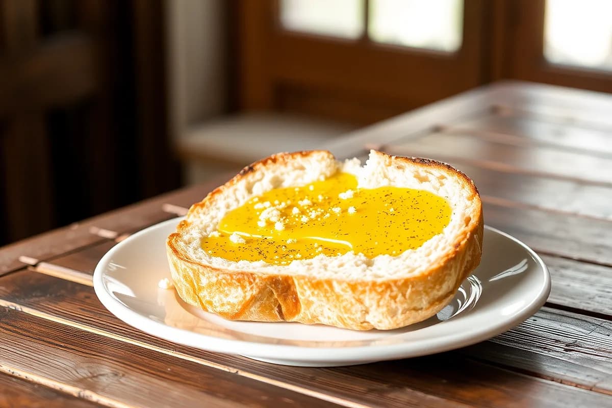 Toast with Olive Oil and Sugar
