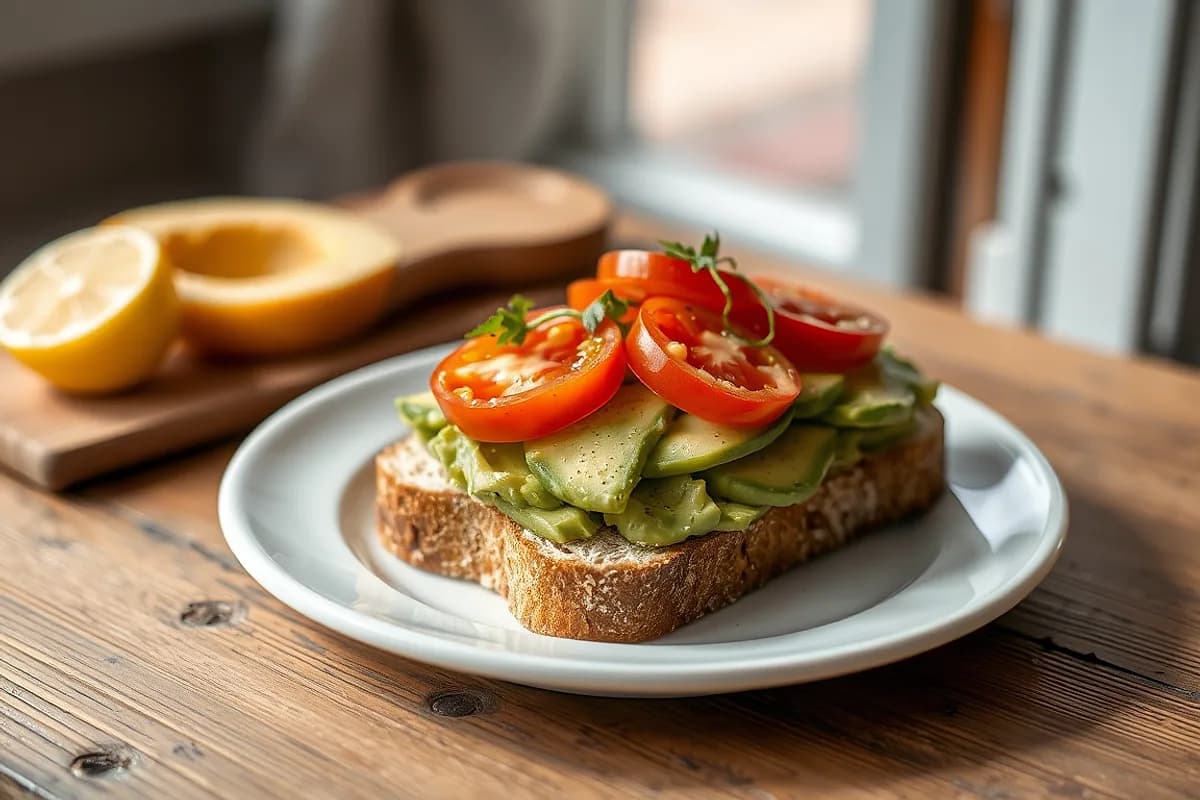 Avocado and Tomato Toast